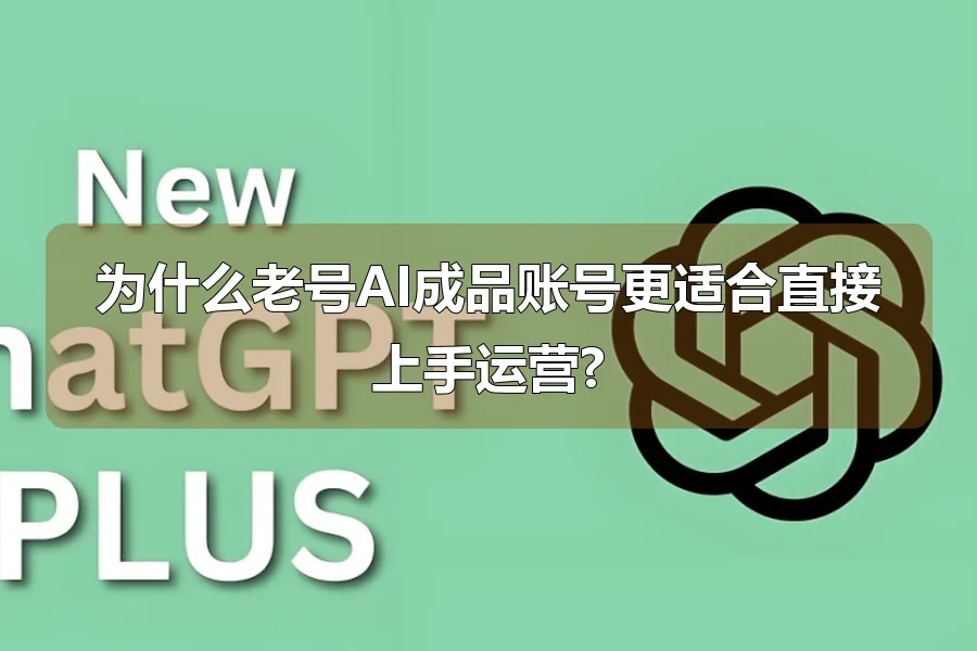 为什么老号AI成品账号更适合直接上手运营?
